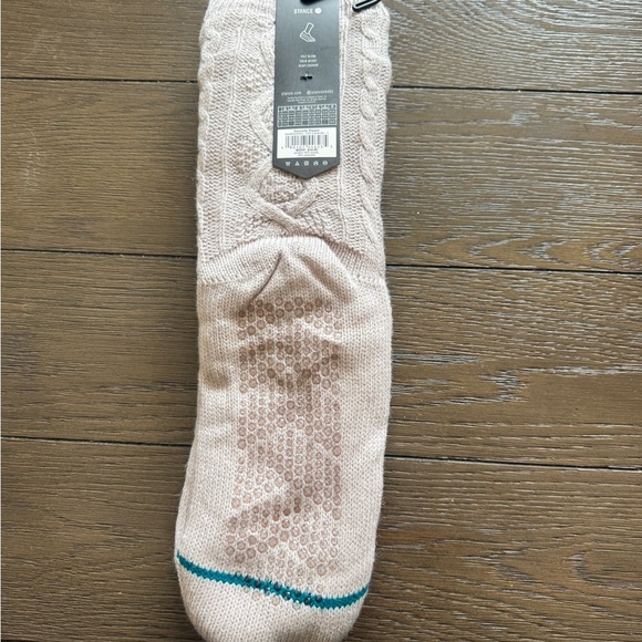 Stance lavander  Casual Socks Cozy Knit grippy slipper socks Design - Picture 2 of 6